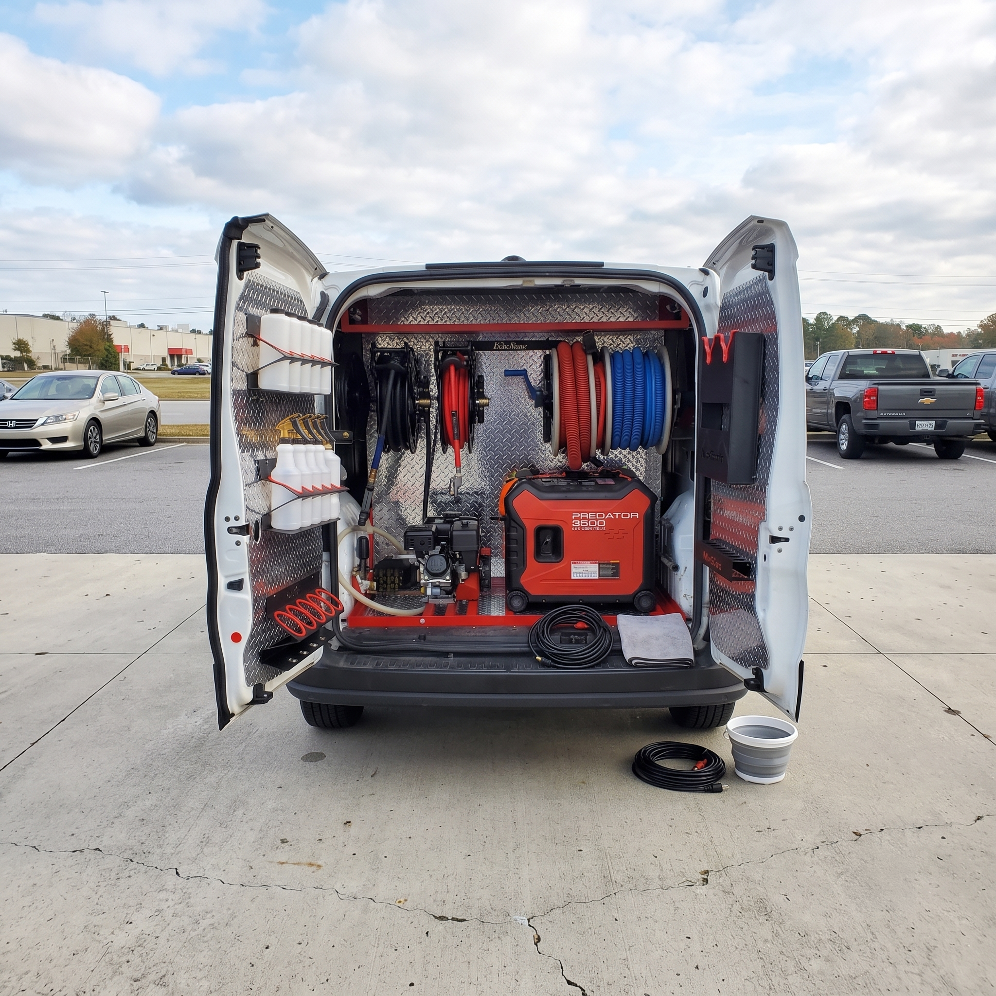 Mobile detailing equipment