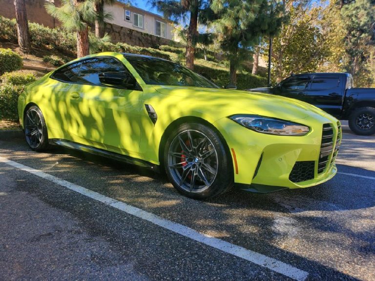 yellow-bmw-m4-exterior-paint-polish-detail