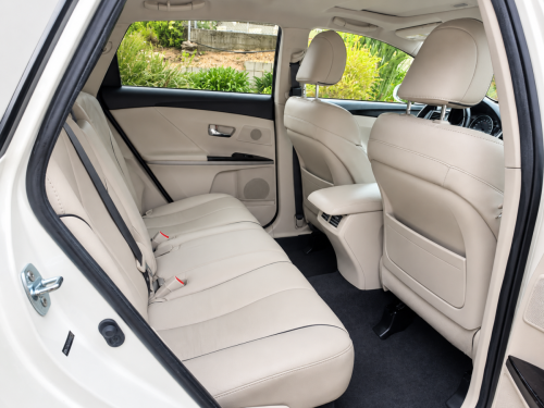 Beige Leather Sedan Interior