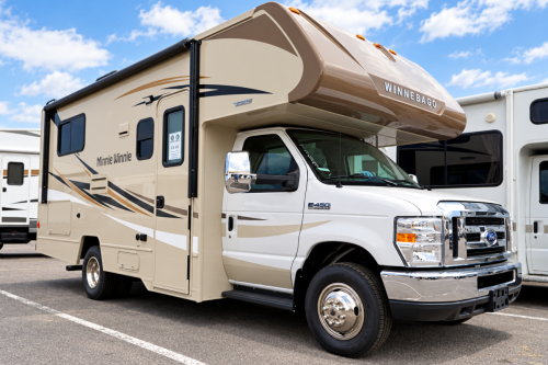 Winnebago Minnie Winnie in Sunlit Lot